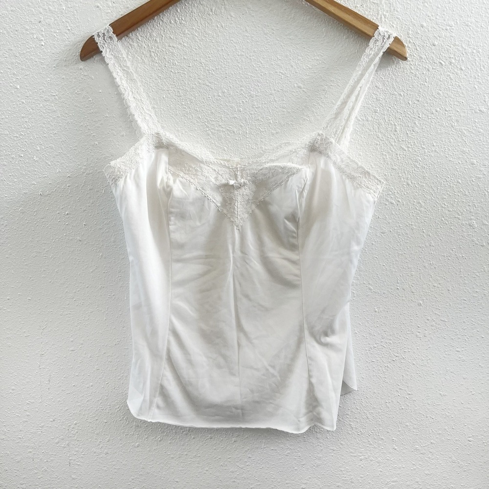 OLGA Vintage Laced Camisole Top Size Large